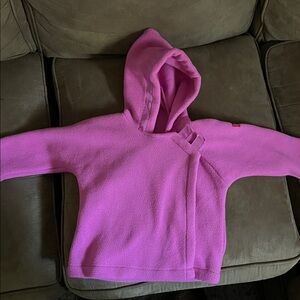 Widgeon Pink Hooded Fleece Jacket